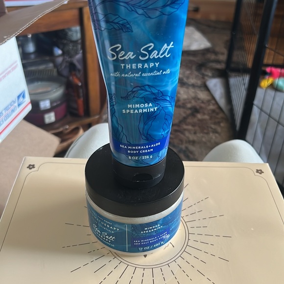 Bath and body works, Aromatherapy Sea Salt therapy, Ocean Essentials. New - Picture 3 of 5